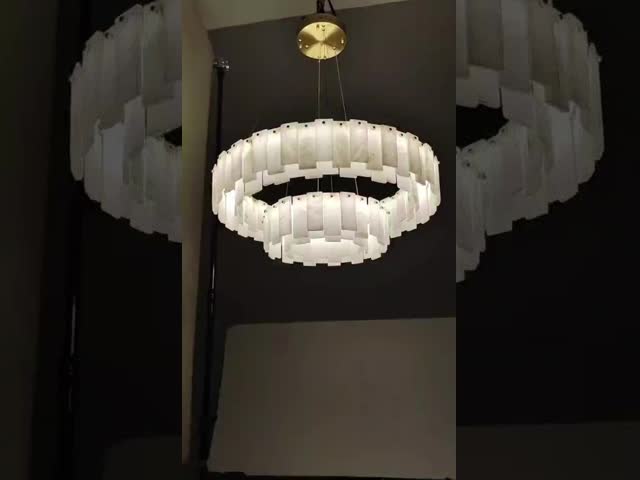 4000K カラフルガラス シャンデリア レストラン シャンデリア LED