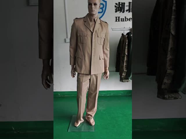 高級軍服制服 カキジャケット 長袖シャツ 直脚パンツ 45 羊毛ブレンド
