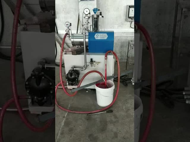 6L Horizontal Pin Type Bead Mill Super Fine Sand Grinding Mill 15Kw