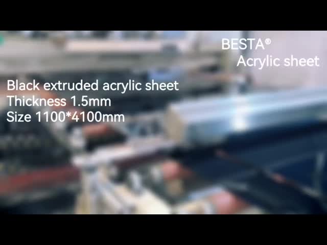 Folha acrílica termoformadora de plástico duro decorativo 4X8 inquebrável