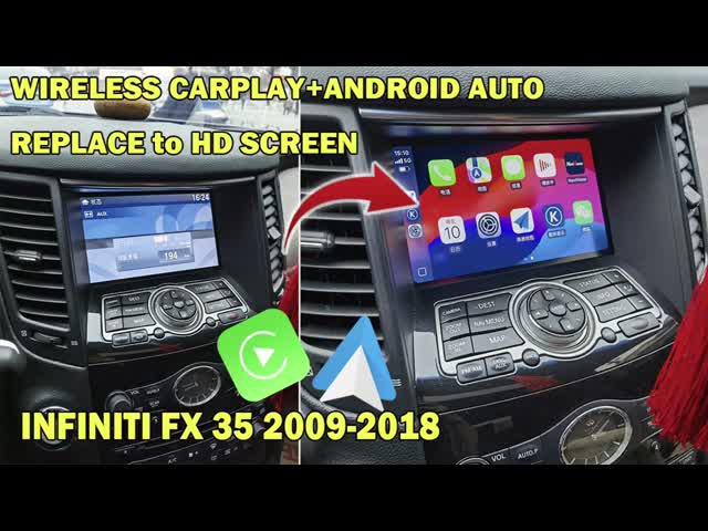 Lsailt 8G Android мультимедийный интерфейс для Infiniti QX70 FX35 FX37 2008-2017 интегрированный беспроводной CarPlay, Android Auto