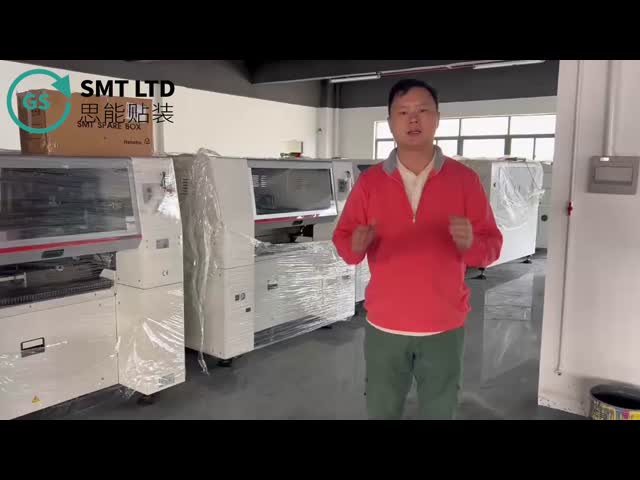 Samsung Pick and Place Machine Smart Hybrid SMT Monteur HANWHA SM485 vidéo