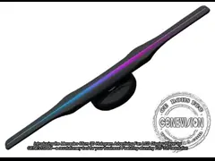 Giocatore dell'esposizione dell'affissione a cristalli liquidi del fan di pubblicità dell'ologramma del contrassegno 3d di Mercedes 65cm Wifi Digital
