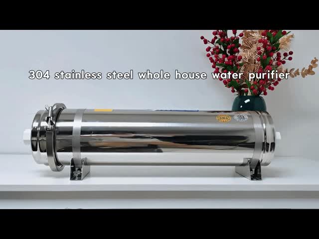 SS304 Ultrafiltration Water Filter For Family Whole House Commercial Hotel