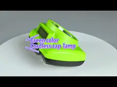 Reliable LED Wireless Mining Light GLC-6 Green Color Rechargeable Cap Lamps For Miners Safety