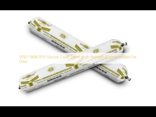 SS921 100% RTV Силиконовый герметизатор 590 мл Силиконовый герметизатор высокой прочности для стекла