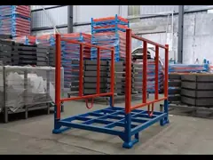 China logistic centra foldable plastic trolley with blue / grey , capacity 150kg supplier