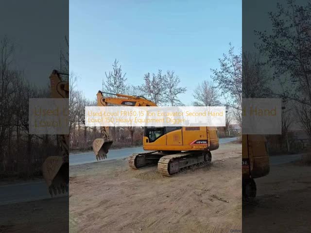Used Lovol FR150 15 Ton Second Hand Excavator Lovol 150 Heavy Equipment Digger