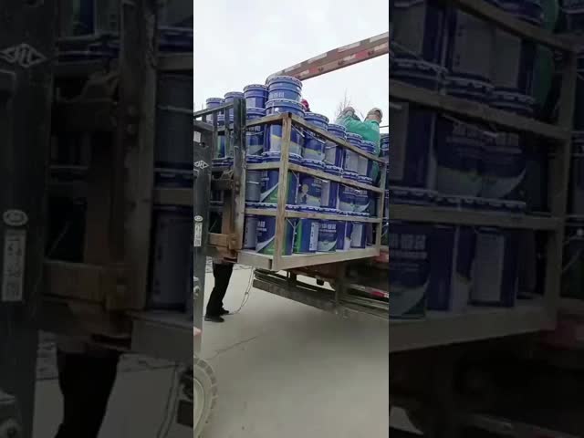 20kg/バレル グレー/ブラック液体防水膜 (1mm,1.5kg/m2) 地下室用