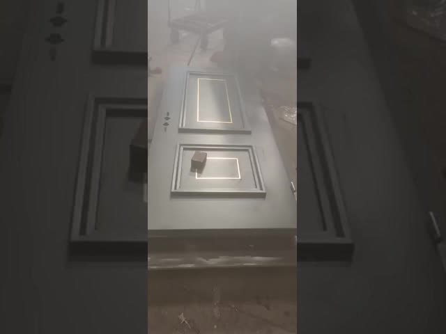 Outdoor Aluminium Doors And Windows 304SUS Stainless Steel Safety Gate Front Entrance