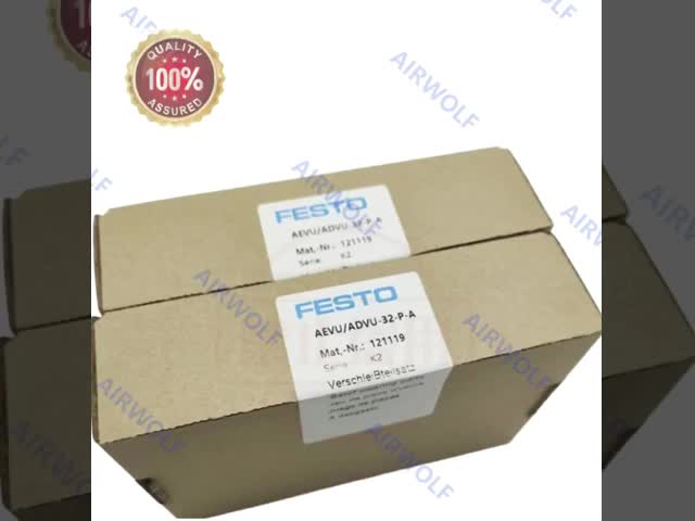 FESTO Compact Cylinder NBR TPE-U  Wearing Parts ADVU/AEVU-32-A-PA 121119 ADVU/AEVU-40-A-PA 121120 ADVU/AEVU-50-A-PA 121121 ADVU/AEVU-63-A-PA 121122 ADVU/AEVU-80-A-PA 121123 ADVU/AEVU-100-A-PA