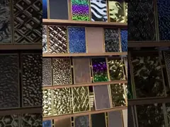 China Imitation Laminated Glass Metal Fabric Transparent Weather Resistance Long Lasting Performance supplier