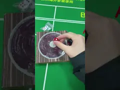 le schifezze del casinò di 16mm tagliano il dispositivo a cubetti di frode di gioco d'esplorazione della macchina fotografica della tazza