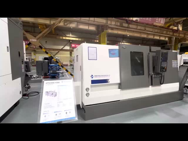 Alta rigidez Hard Rail CNC Turning Center HTC40Sm A2-8 Espinha Centro de Turning CNC de corte pesado