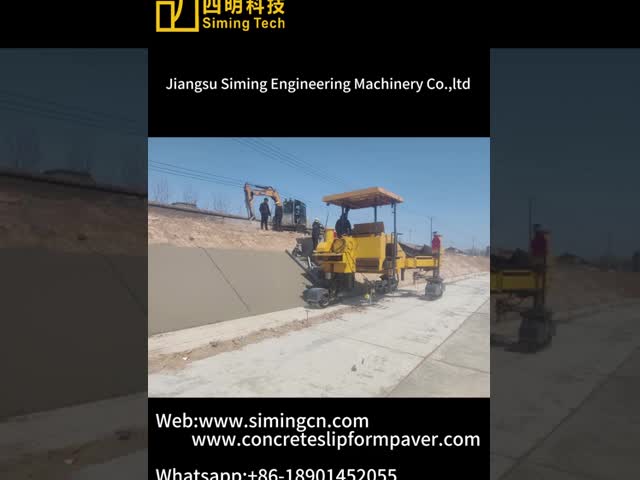 Pavimentador de forma deslizante de concreto multiuso para construção de rodovias
