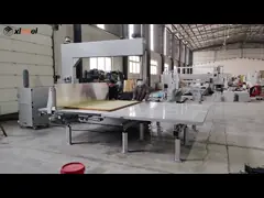 China Long Sheet Road Rail Flat Cutting Machine TDPA-2150 horizontal PU cutting for Auto Foaming Machine supplier