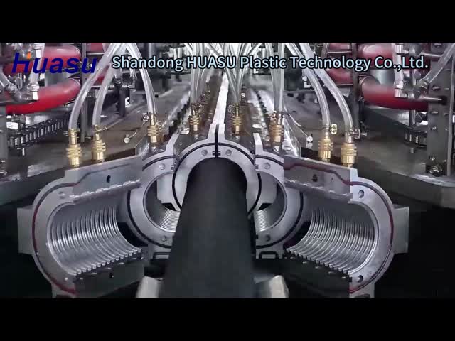 High Speed Double Wall Corrugated Pipe Extrusion Line with Planetary Cutting and 32-1600mm Diameter Range