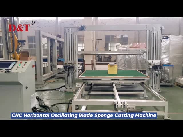 Máquina profissional de corte de contorno CNC com lâmina oscilante de espuma