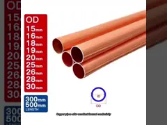 Metalowe bezszwowe okrągłe rury miedziane Rury miedziane China Supplier