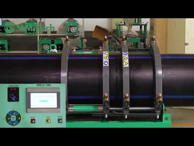 Сварочный аппарат 630mm-1200mm сплавливания батта трубы HDPE 4 колец автоматический