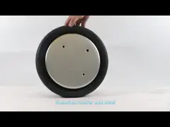 كيس هواء صناعي من AIRSUSTECH 250190-2 نوابض هوائية مزدوجة ملتوية منفاخ لمعدات المرآب