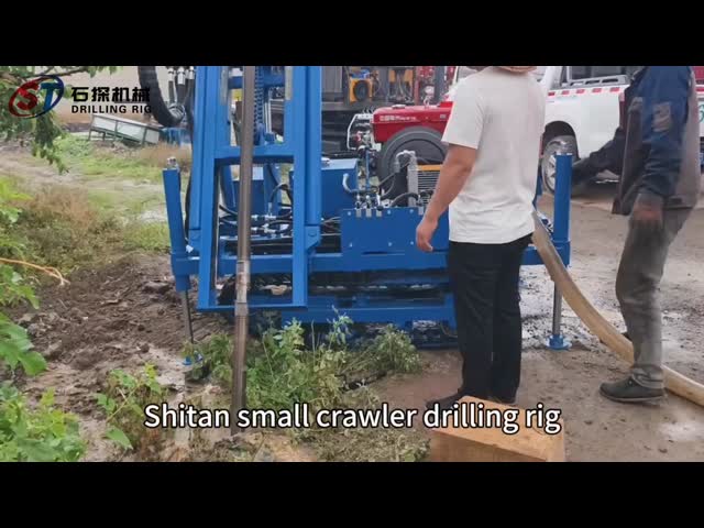 XY-1A 150 mede a água que fura bem a estrutura de Rig Borehole Depth With Compact