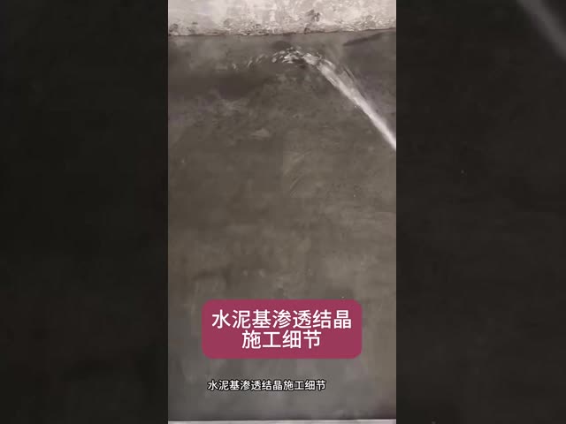 耐久性のある白水泥ベースの防水コーティング トンネルのための透水 水池