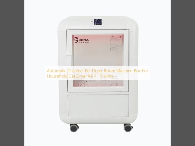 家庭用猫用ドライヤーK5 1 - 9ユニット用の自動消毒ペットドライヤールームマシンボックス
