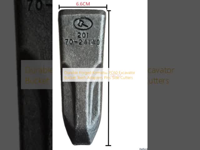Durable Forged Komatsu PC60 Excavator Bucket Teeth Adapters Pins Side Cutters