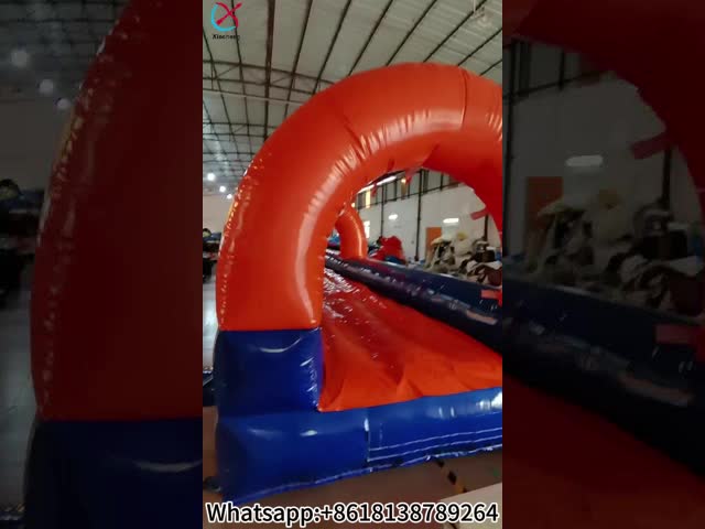 Commercial Inflatable Water Slide Inflatable Summer Slip Slides With Pool