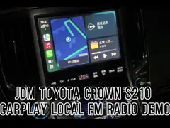 8+128GB Toyota Crown Android Carplay interface 14th gen AWS214 GWS215 S210 powered by Qualcomm