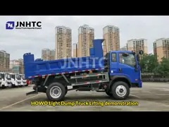 Camión de descarga ligero Howo Minería 6 ruedas 5-8 toneladas Carga Express Precio del camión de transporte video