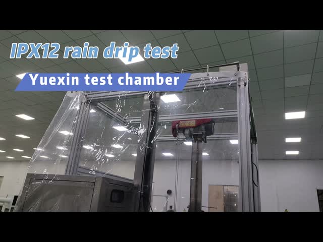 IPX1-2 耐久性のある性能と正確な結果のための降雨試験装置