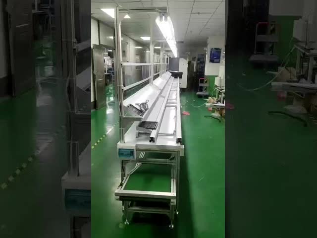 PLC Controlled Silent and Low-Noise Belt-Type Plug-In Line Assembly Line for Smooth Production