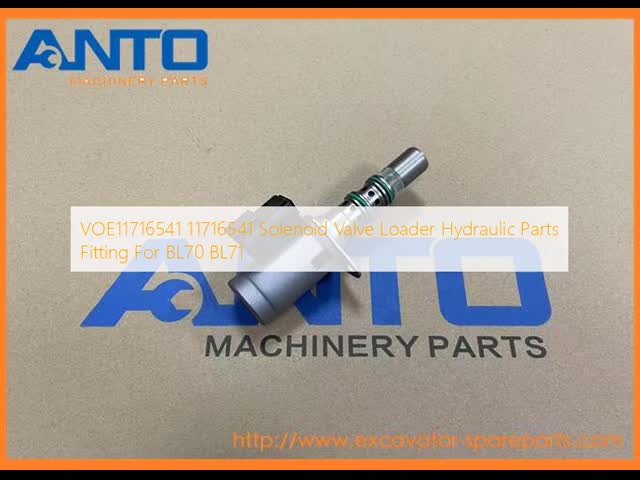 VOE11716541 11716541 Solenoid Valve Loader Hydraulic Parts For BL70 BL71