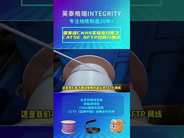 SFTP Cat6 ケーブル 外出用 23AWG 導体付き 迅速かつ安定したデータ転送