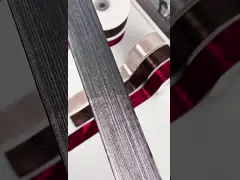 Золото и серебро полосатые горячее штампование блестящая поверхность лента самодельные головные уборы материал клип для волос одежда подарочная коробка цветок упаковка ремень