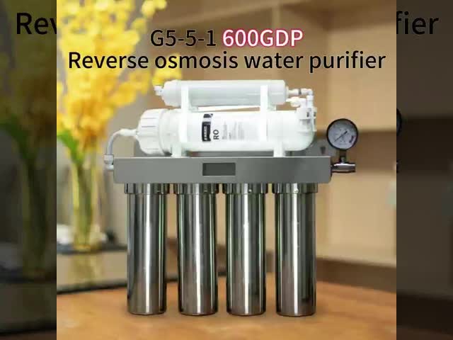 600GPD Reverse Osmosis Water Purifier 7 Stage TDS Monitoring for Drinking Water