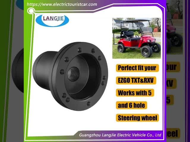 EZGO TXT Hot Selling Steering Wheel Base Black Wheel Hub Adapter Golf Club Automotive Parts