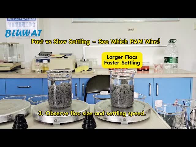 Platinum Mine Blufloc Flocculant Polyelectrolyte Sedimentation