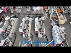 Sinohs HSJZ 53/128 PVC Wall Panel Making Machine/ WPC Fluted Panel Making Machine