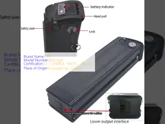 18650 Electric Bike Battery Pack 36V 48V 10Ah 20Ah 1000w For E Bicycle