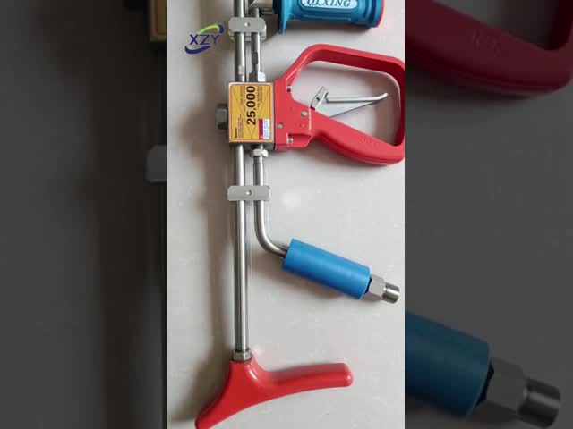 25kpsi High Pressure Water Jetting Gun For Surface Heavy Dirt Cleaning