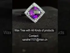 AAA 925 Cincin Batu Permata Perak Dengan Batu Amethyst 4.1g