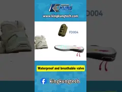 Shoe Making Accessories Waterpoof And Breathable Valve For Shoe Outsole