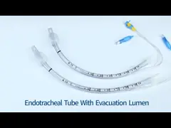 Jednorazowa sznurka endotrachealna z opancerzeniami lub bez