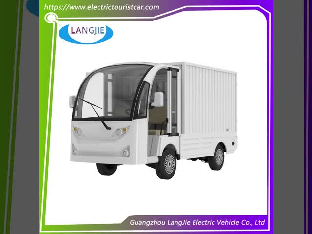 Factory Use 2 Seater Electric Car , White Electric Tour Bus 48v/4kw F092