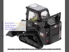 Caterpillar 259D3 Skid Steer Loader 1/50 Scale Black Diecast Replica Alloy Model 85677BK