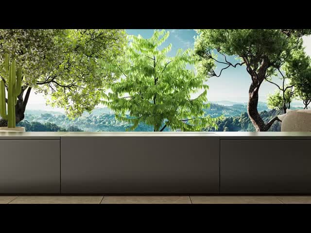 Modern Telescopic Laser TV Cabinet with Motorised UST Projector Platform and Smooth Sliding Function in Formaldehyde-Free MDF Board