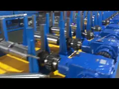 China 0.7-1.2mm Metal Shutter Door Slat Roll Forming Machine With 5.5kw Motor Power 2mm supplier